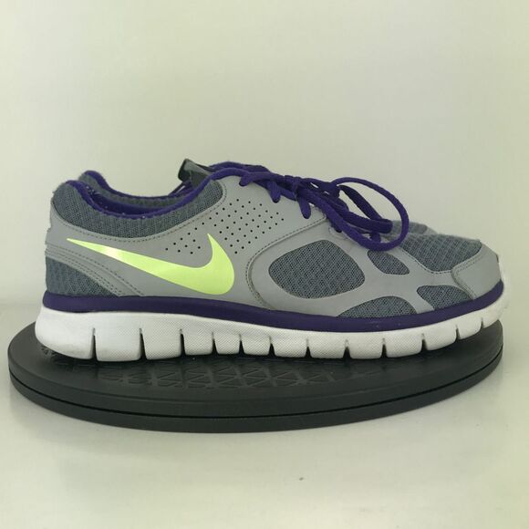 Nike Flex Gray/Purple Athletic Running Shoes 512108-014 Women's Size 8.5 - Picture 4 of 12